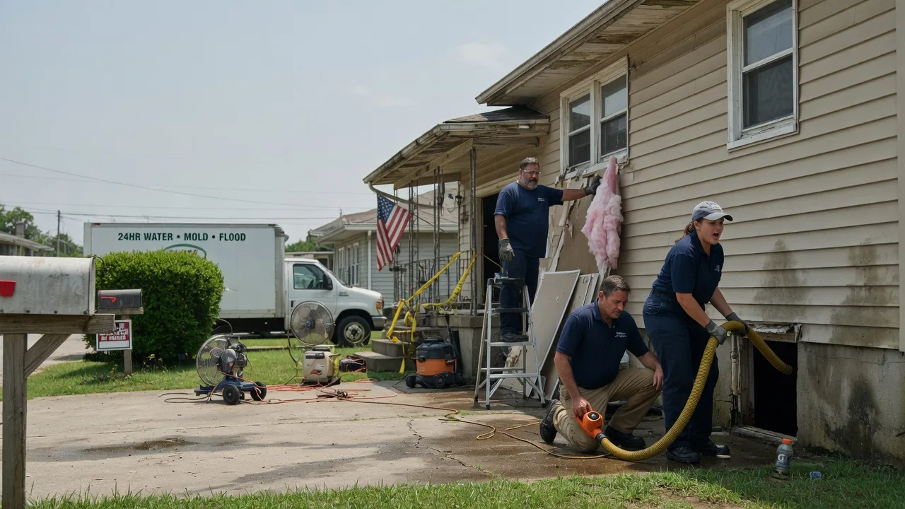Water Damage Repair in Weleetka, OK near me